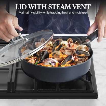 10 Quart Cook N Home Nonstick Stockpot with Lid