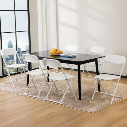 Sweetcrispy 6-Pack Folding Chairs, 330-Pound Capacity