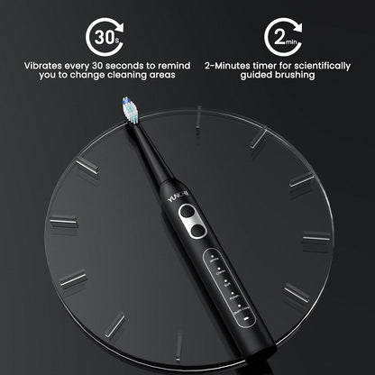 YUNCHI Sonic Electric Toothbrush with 4 Brush Heads