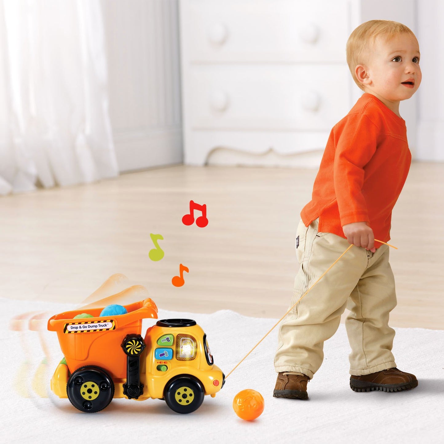 VTech Drop and Go Dump Truck Toy for Kids