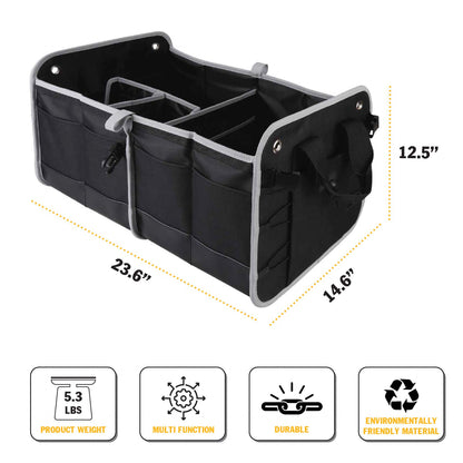 TAHOE TRAILS 23" Foldable Car Trunk Organizer