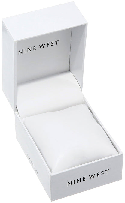 Nine West Women's Silver-Tone Bracelet Watch