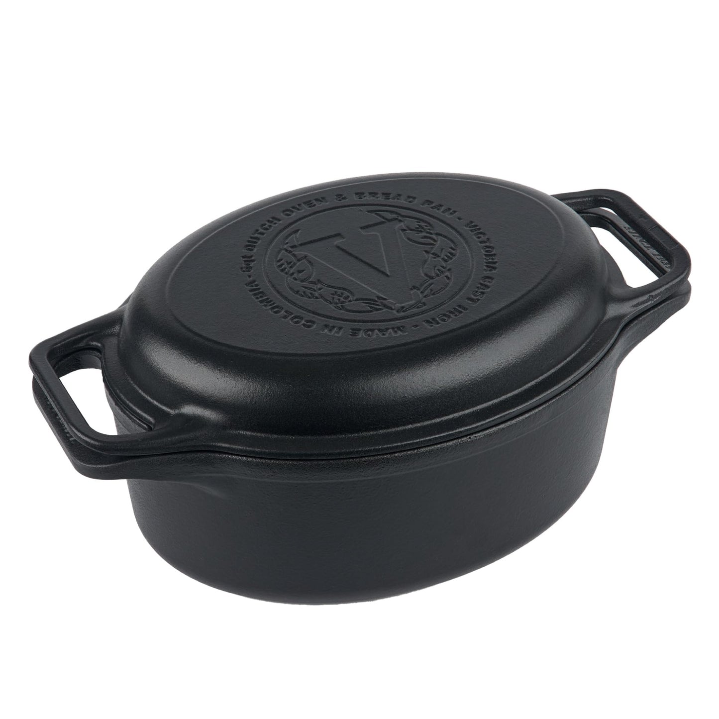 Victoria 6-Quart Cast Iron Dutch Oven Set