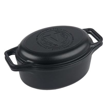 Victoria 6-Quart Cast Iron Dutch Oven Set