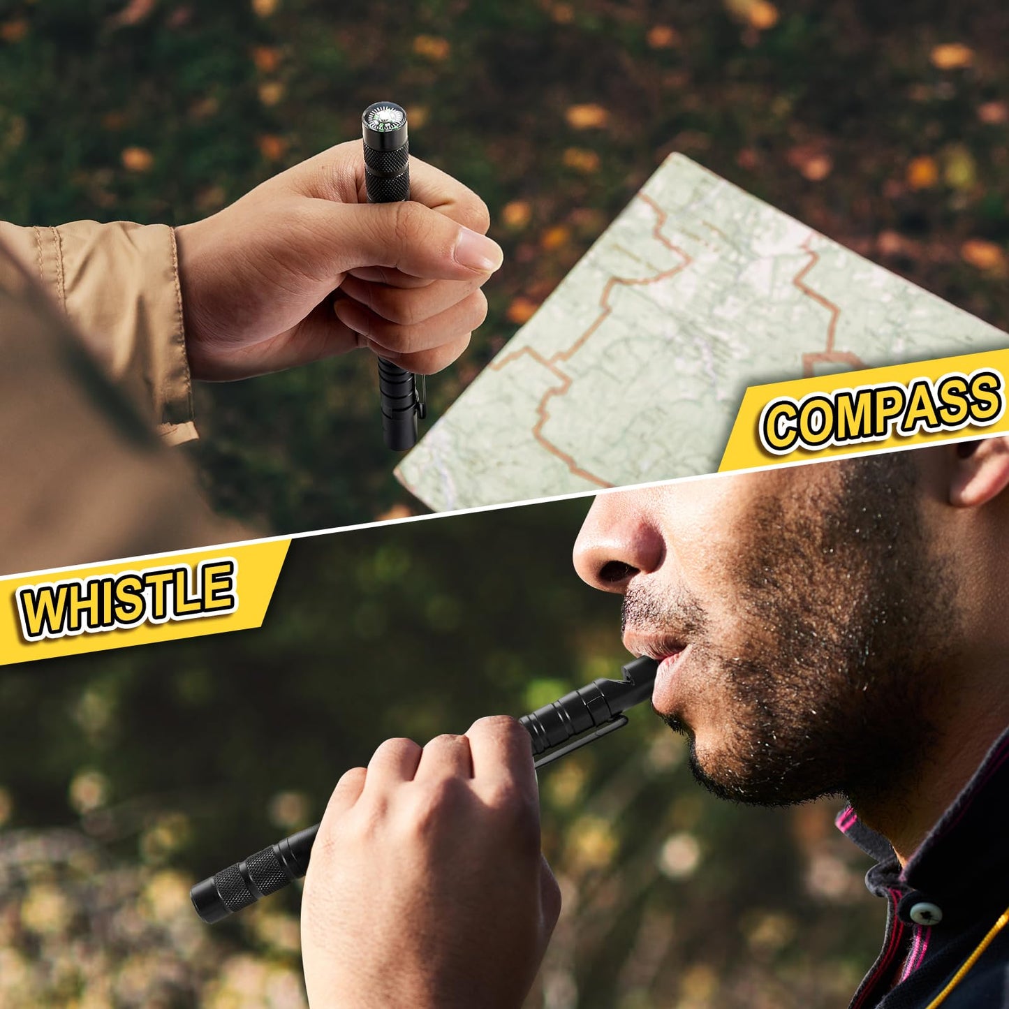 Tactical Multitool Pen with Self Defense Features