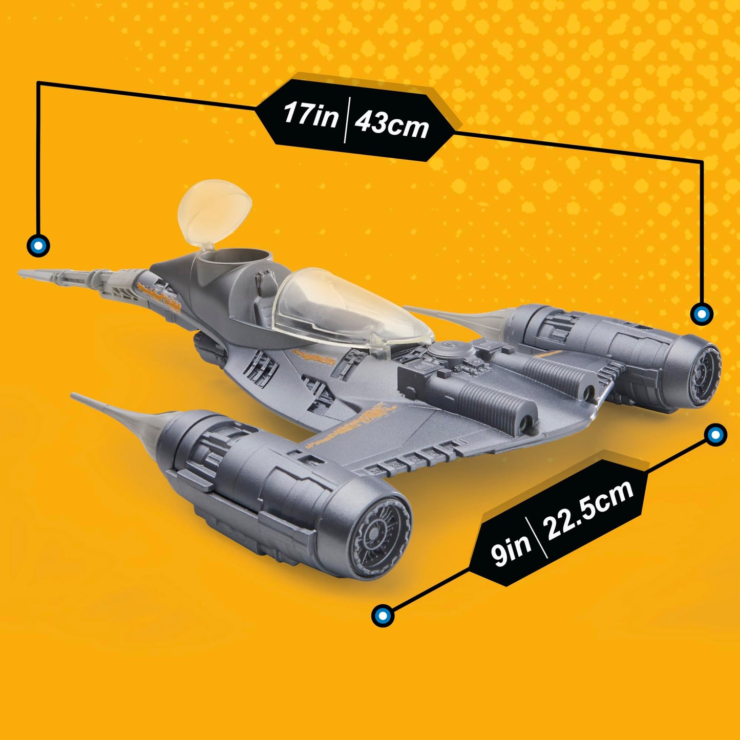 STAR WARS Mandalorian N-1 Starfighter Action Figures
