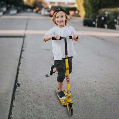 FunWater 2-in-1 Kids Kick Scooter, Snow Sled Kick Scooter Conversion Kit, Foldable Body, Light Weight, Adjustable Height Handle, Toddler Scooter for Kids