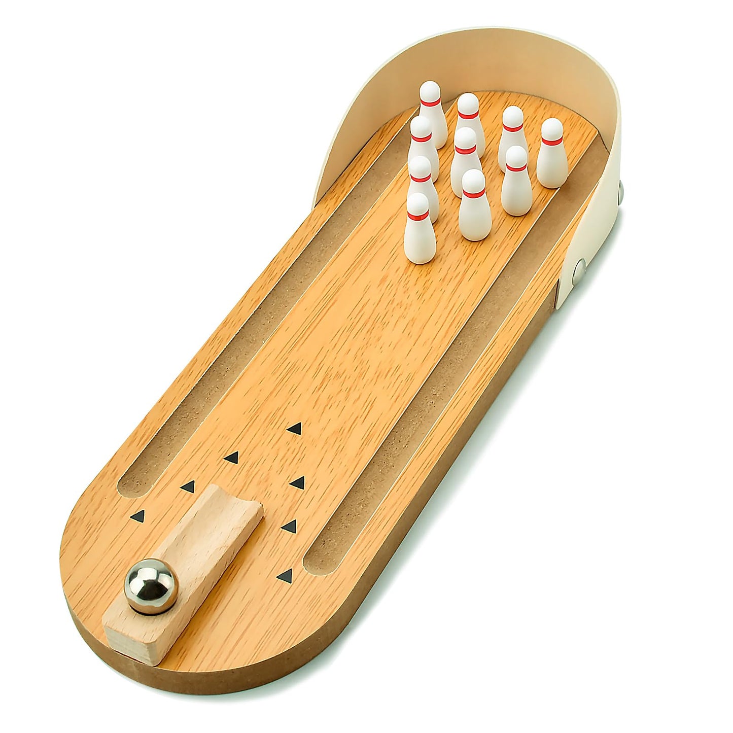 Mini Wooden Bowling Game Set for Fun