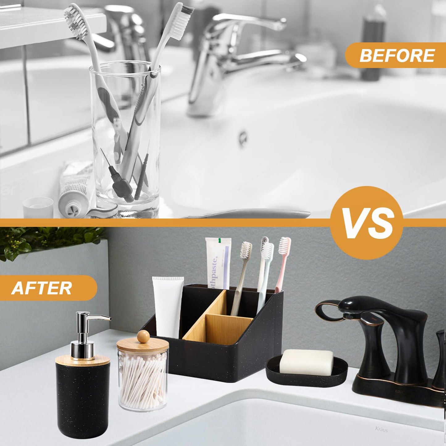 4-Piece Bathroom Accessories Set - BSSN