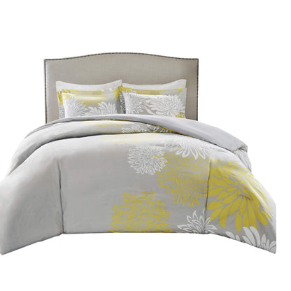 Queen Comforter Set with Floral Design by Comfort Spaces