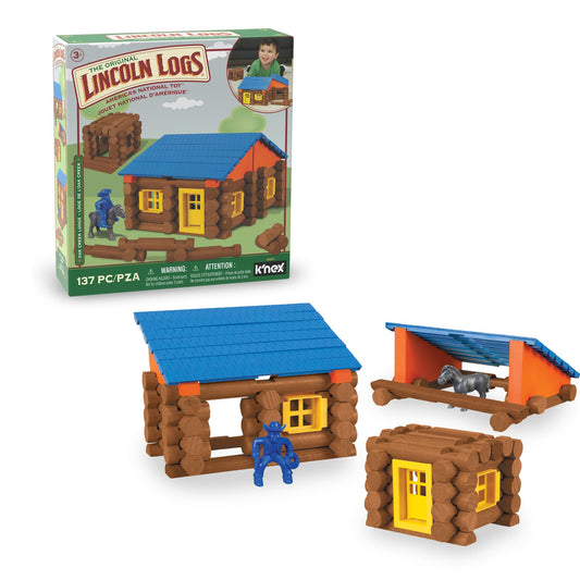137-Piece Lincoln Logs Building Set for Kids