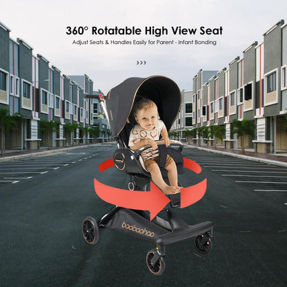 Lightweight 360° Rotatable Baby Stroller for Travel