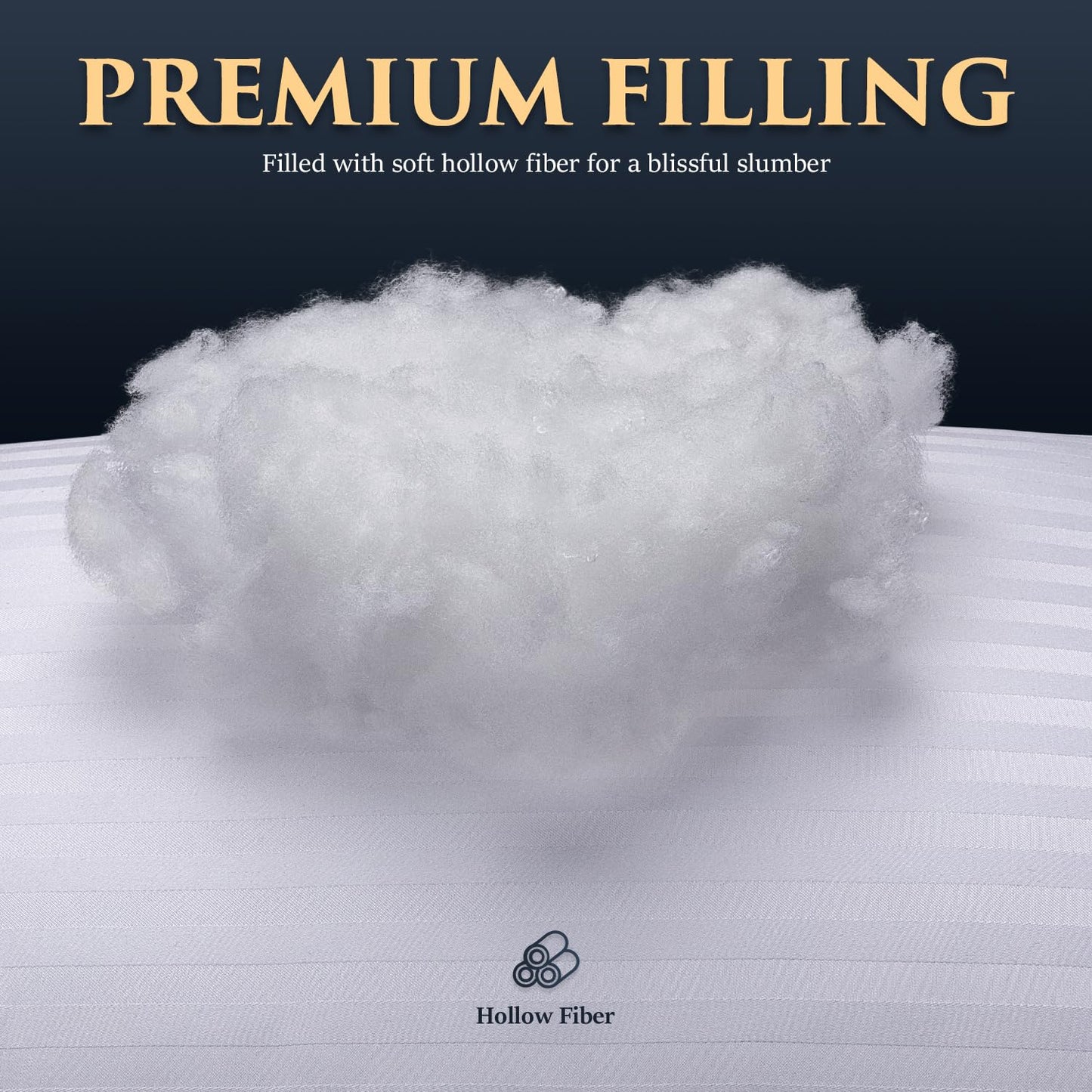 zibroges Bed Pillows for Sleeping, Hotel Quality Pillows 48x66cm