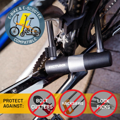 Heavy Duty U Lock by SIGTUNA for Bikes