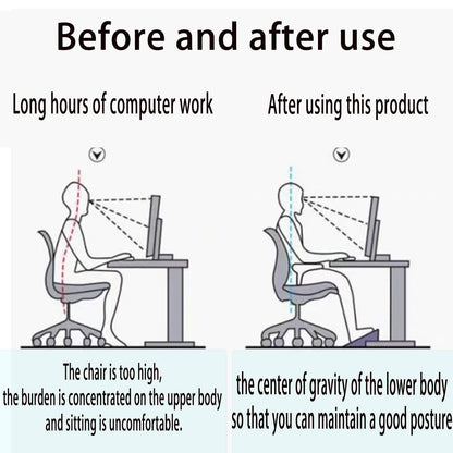 Ergonomic Rocking Foot Rest for Office Use