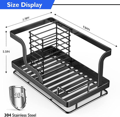 Kitchen Sink Organizer with Sponge Holder