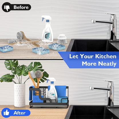 Kitchen Sink Organizer with Sponge Holder