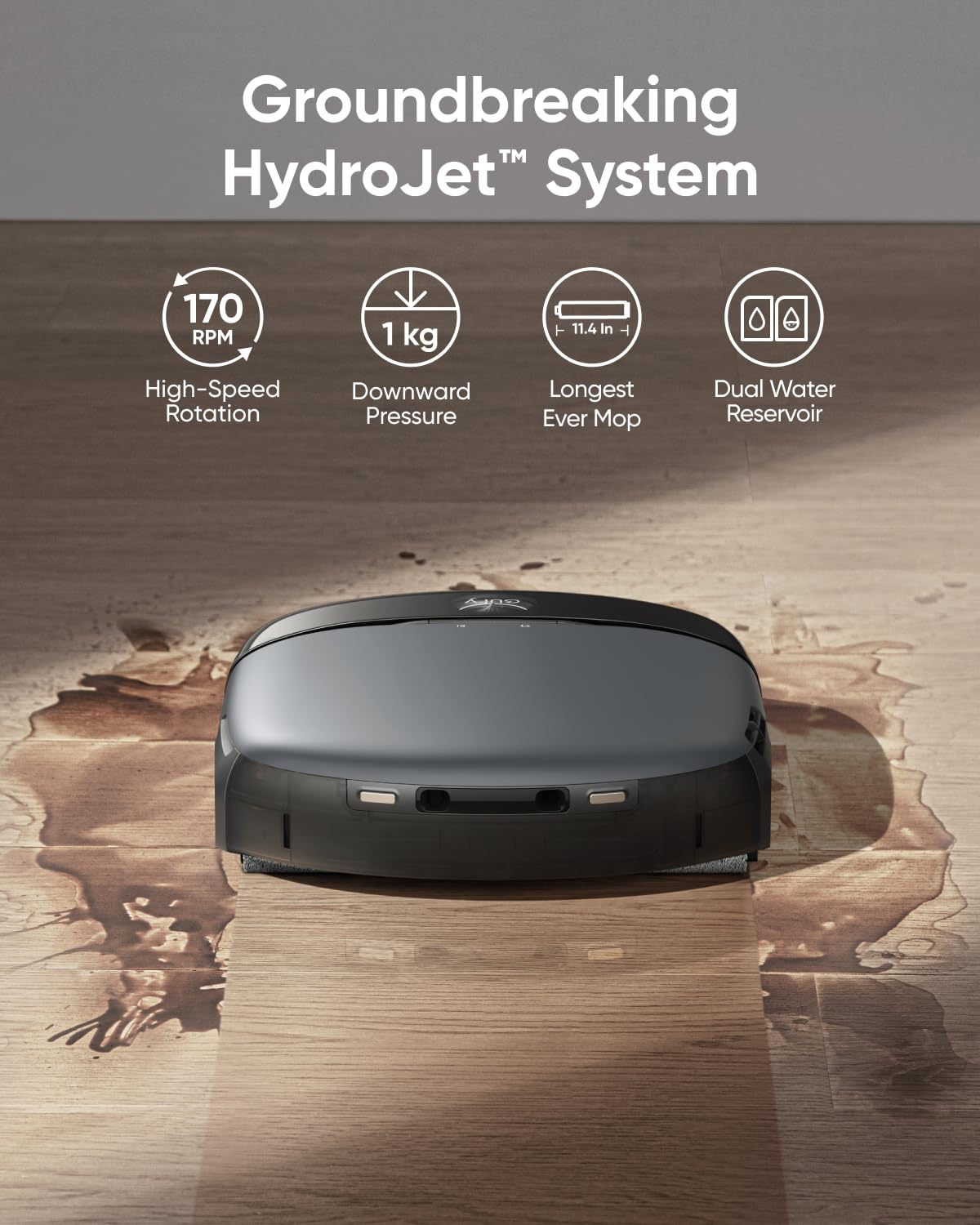 eufy HydroJet Robot Vacuum and Mop Combo