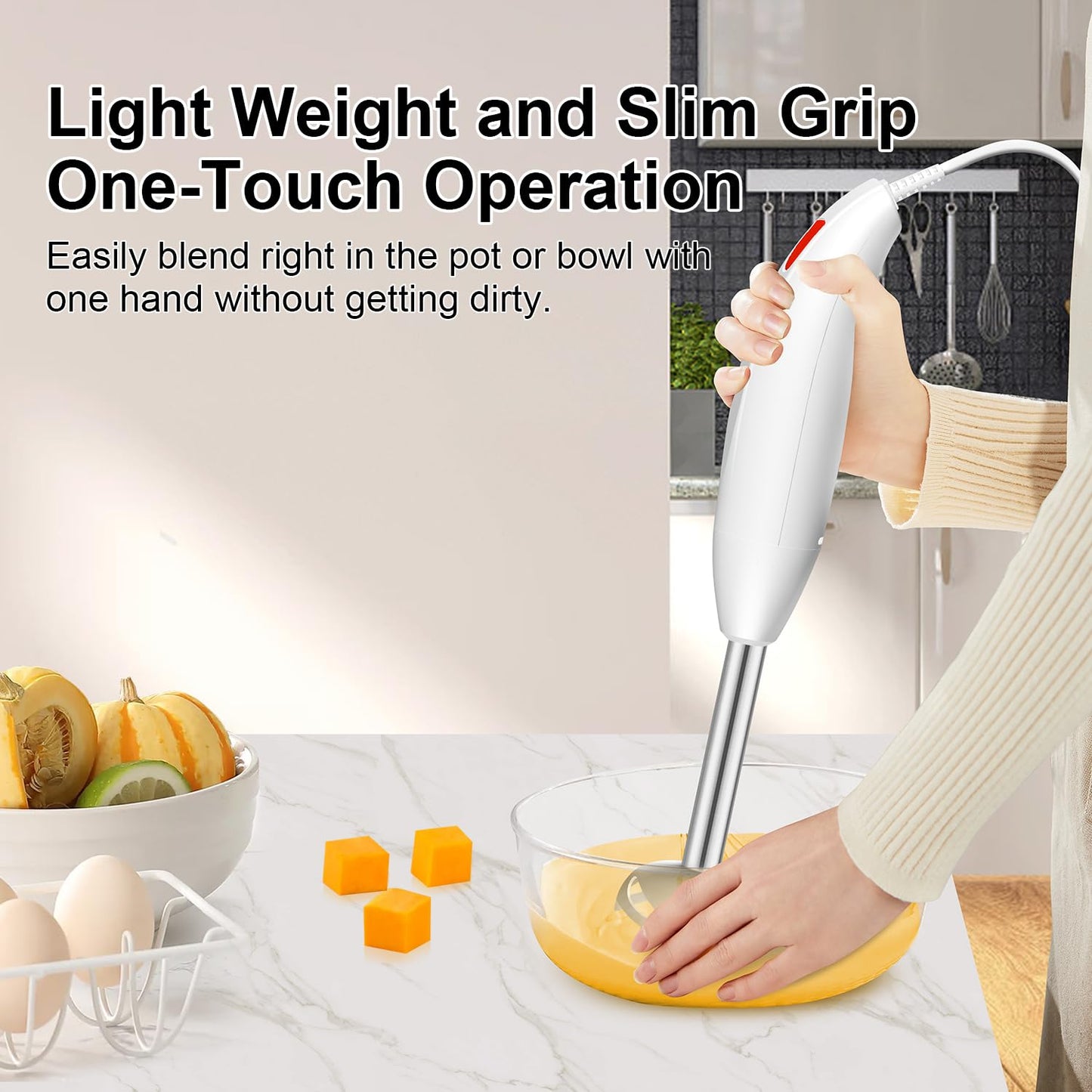 AQUOX 4-in-1 Handheld Immersion Blender Set