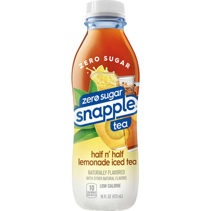 Snapple Zero Sugar Half 'n Half Tea, 12 Pack