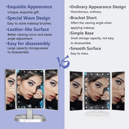 Lighted Makeup Vanity Mirror with 21 LED Lights