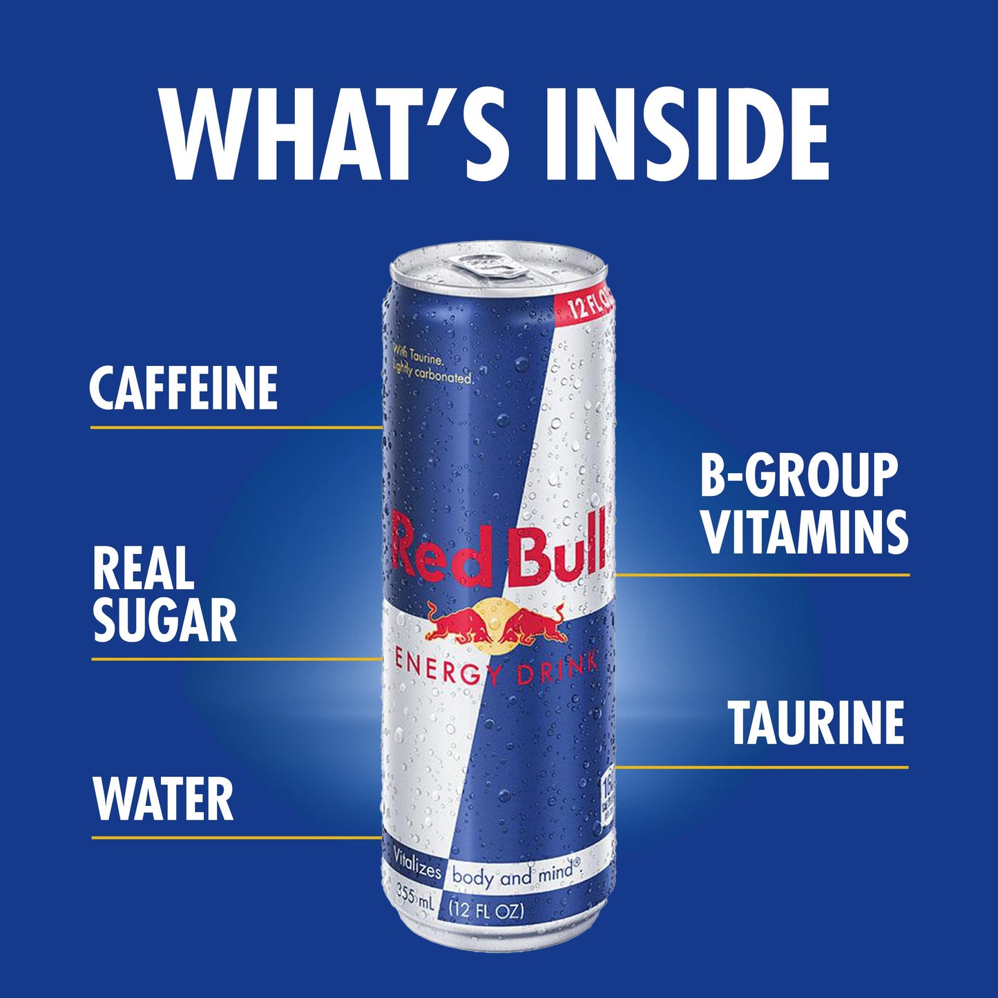 Red Bull Energy Drink, 114mg Caffeine, 4-Pack