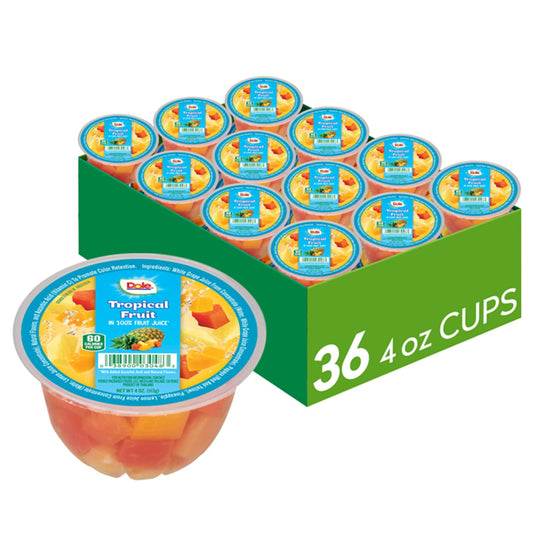 Dole Tropical Fruit Cups in 100% Juice
