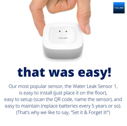 YoLink Smart Home Hub & Leak Sensor Kit