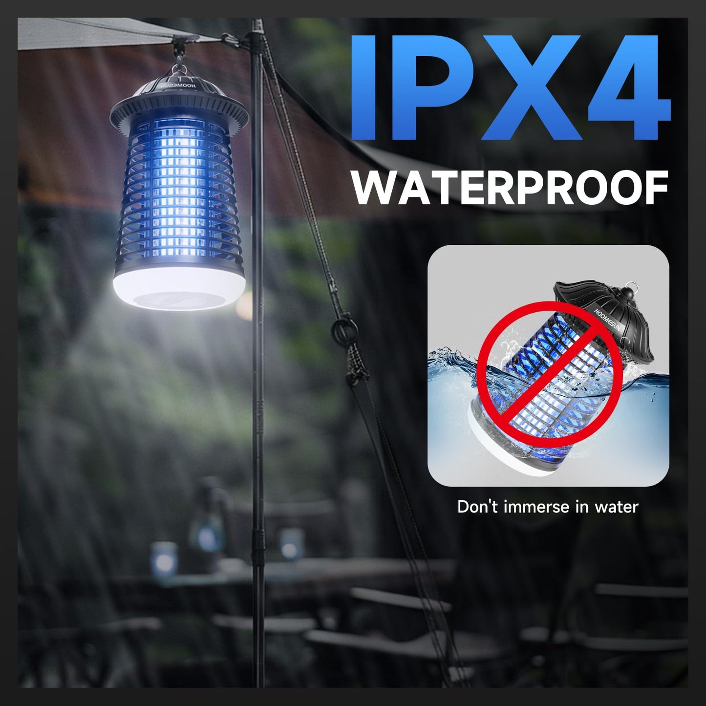 HOOMESUN Mosquito Zapper with LED Light