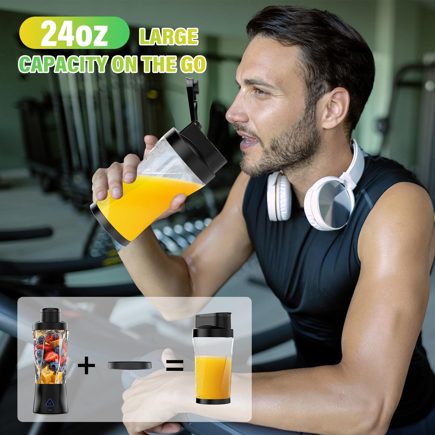 Portable USB Blender for Shakes and Smoothies