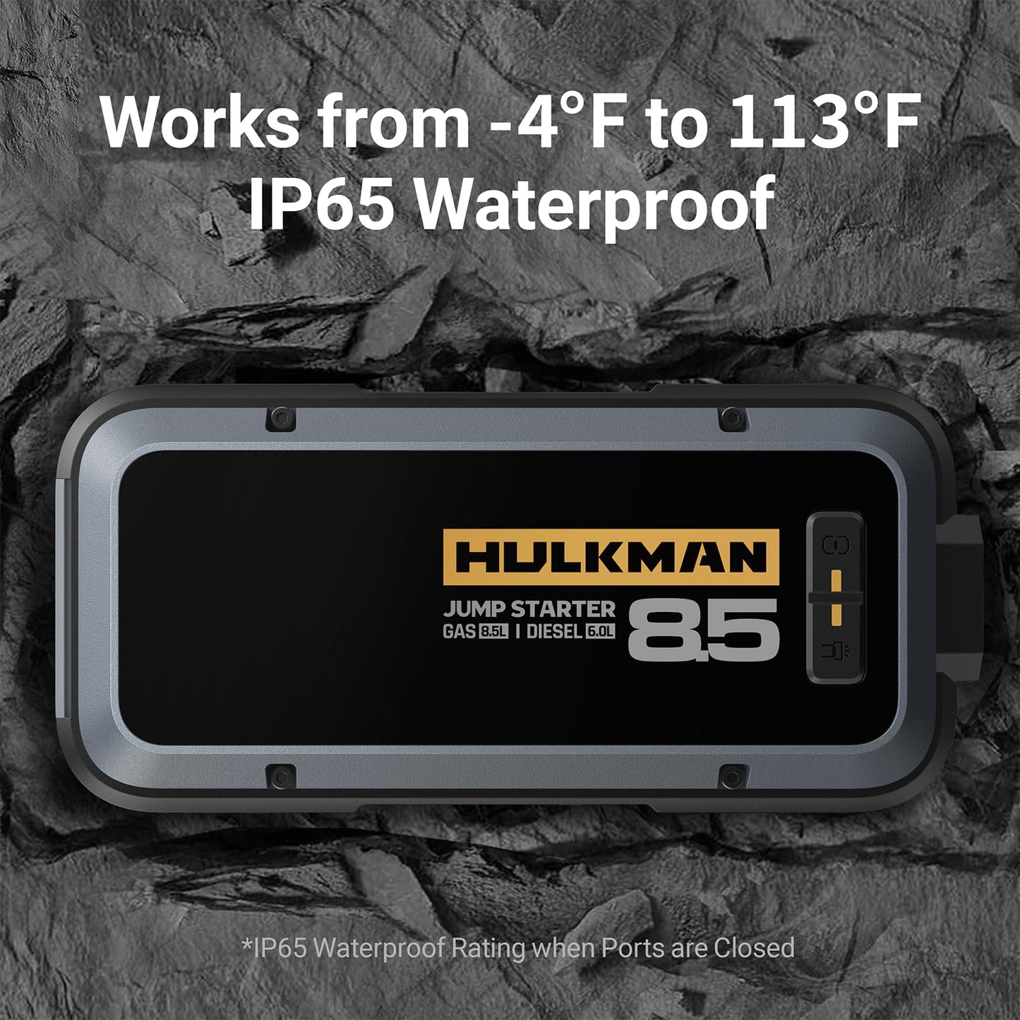 2000A Hulkman Smart Jump Starter with Flashlight