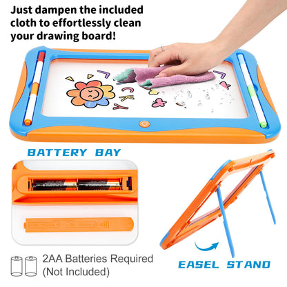 Magic LED Drawing Board for Kids with Pens