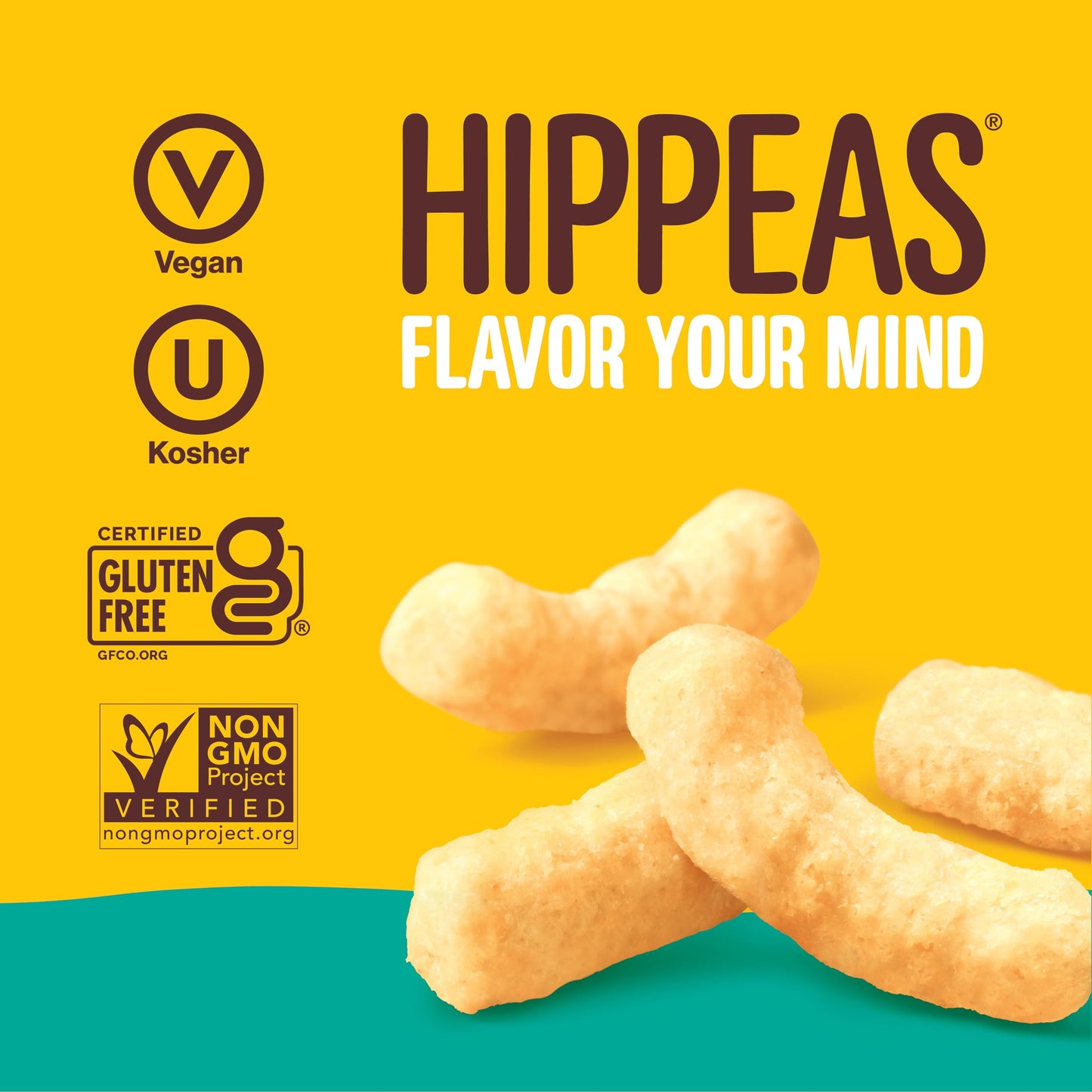 30 Pack HIPPEAS Cheezy Chickpea Puffs Snacks