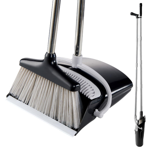 Lightweight Lobby Broom and Dustpan Set