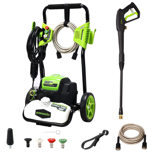Greenworks 1800 PSI Pressure Washer, PWMA Certified