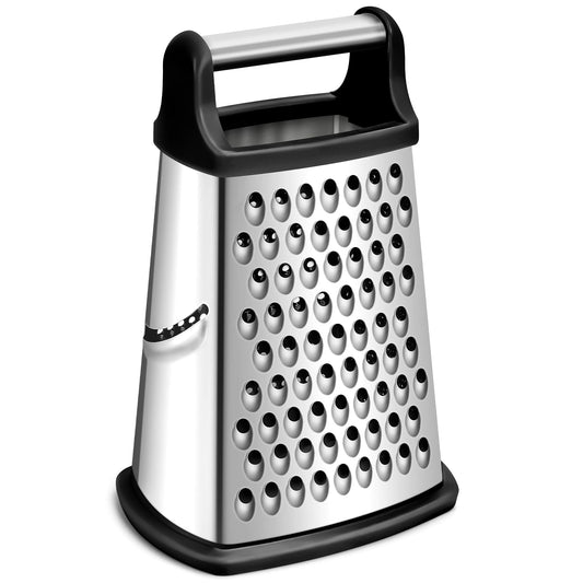 Rainspire Stainless Steel Box Grater with Handle