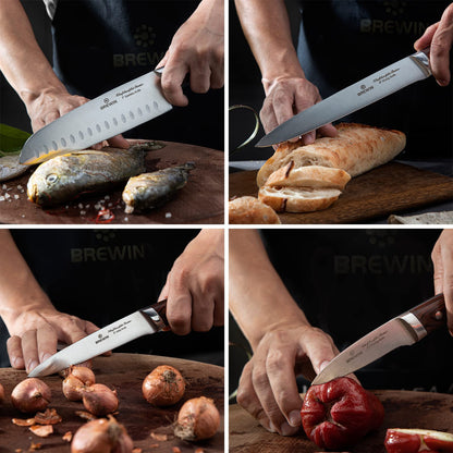Brewin 5-Piece Japanese Chef Knife Set