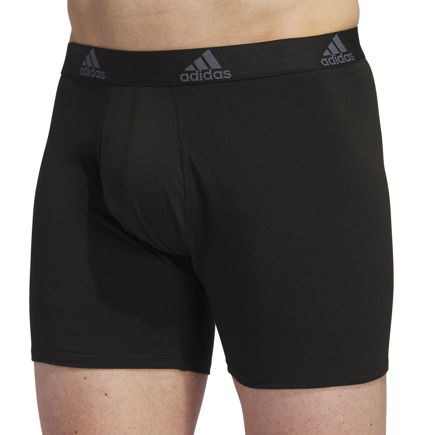 3-Pack adidas Men's Cotton Boxer Briefs