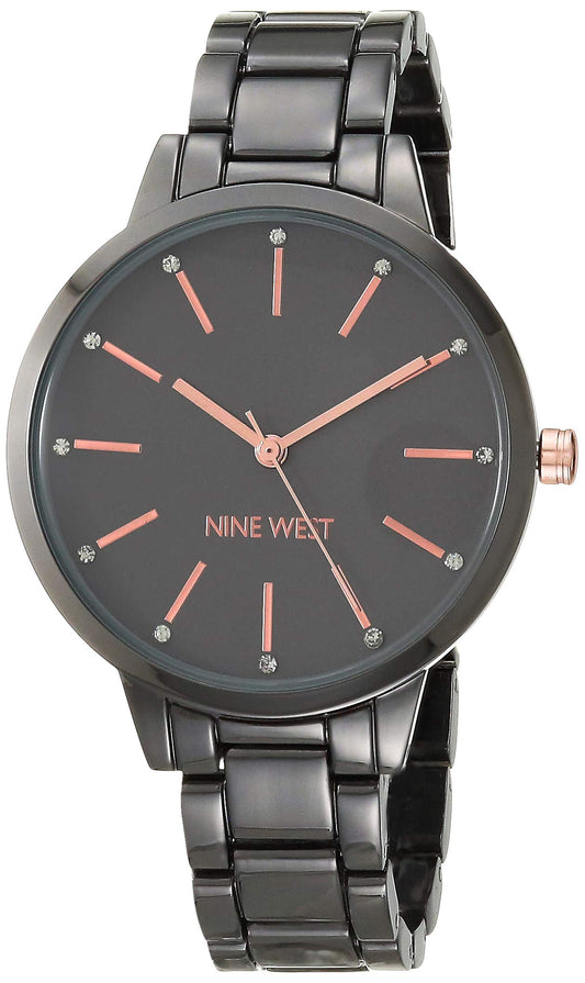 Nine West Women's Crystal Bracelet Watch