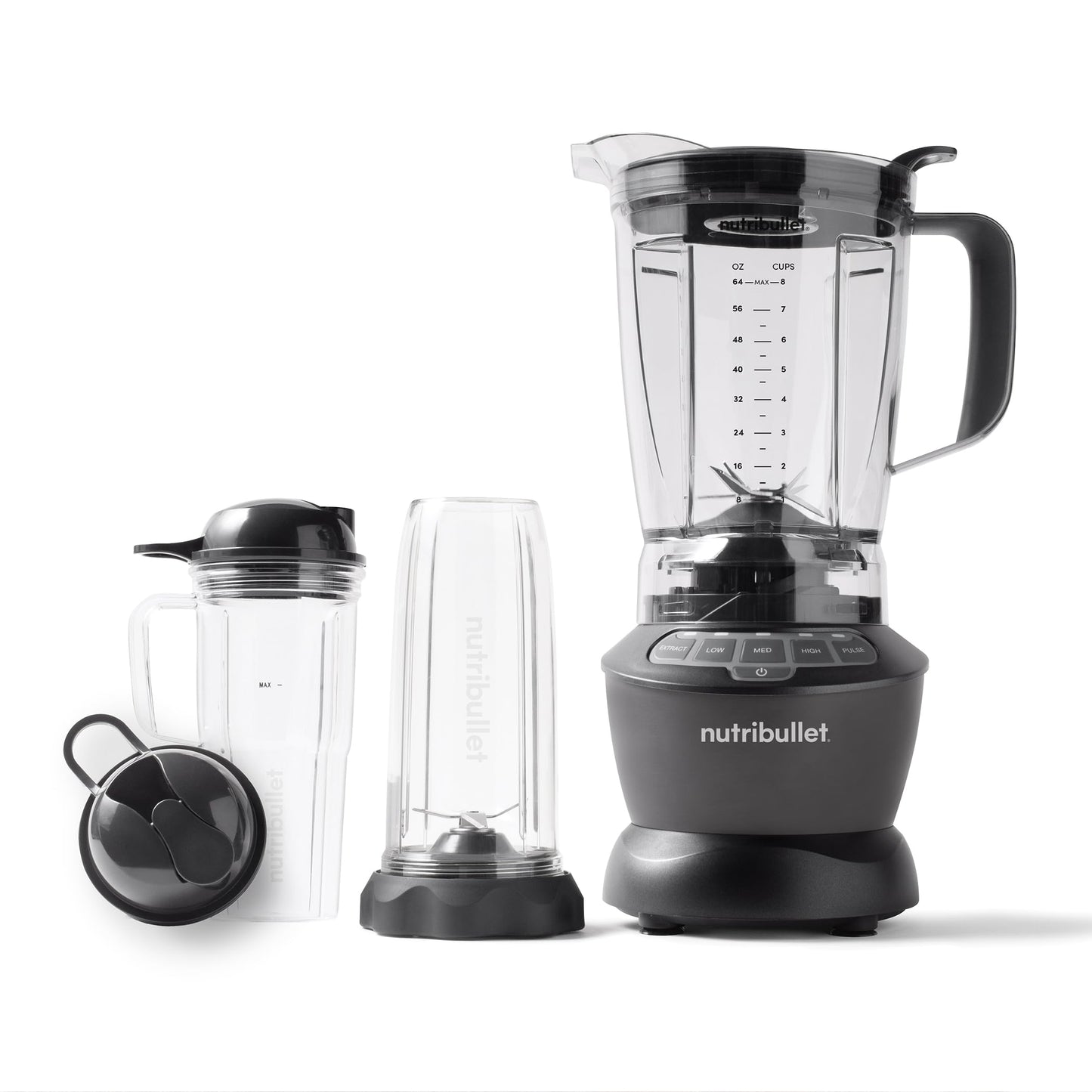 nutribullet Full-Size Blender Combo 1200W – NBF50500 - Dark Gray