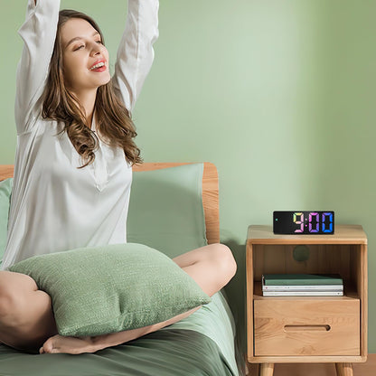 ORIA LED Alarm Clock with Snooze & Temperature Display