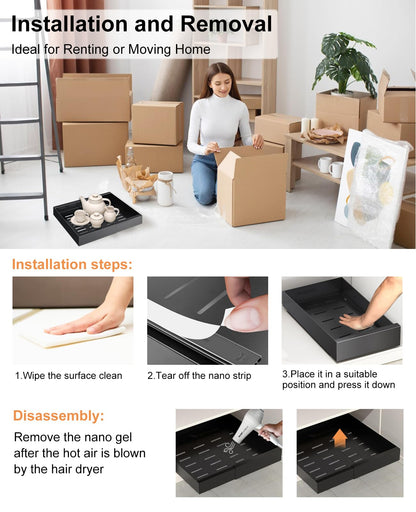 NIMAYA Expandable Under Sink Cabinet Organizer