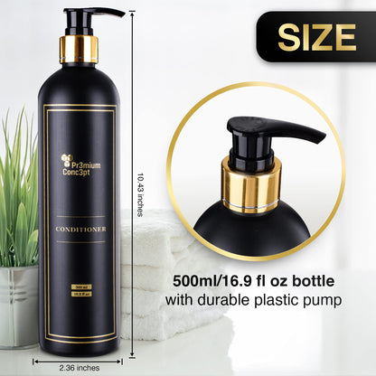 Plastic Pump Bottles Set for Shower Use