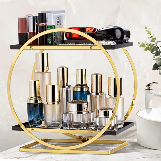 2-Tier Makeup Organizer for Vanity Storage