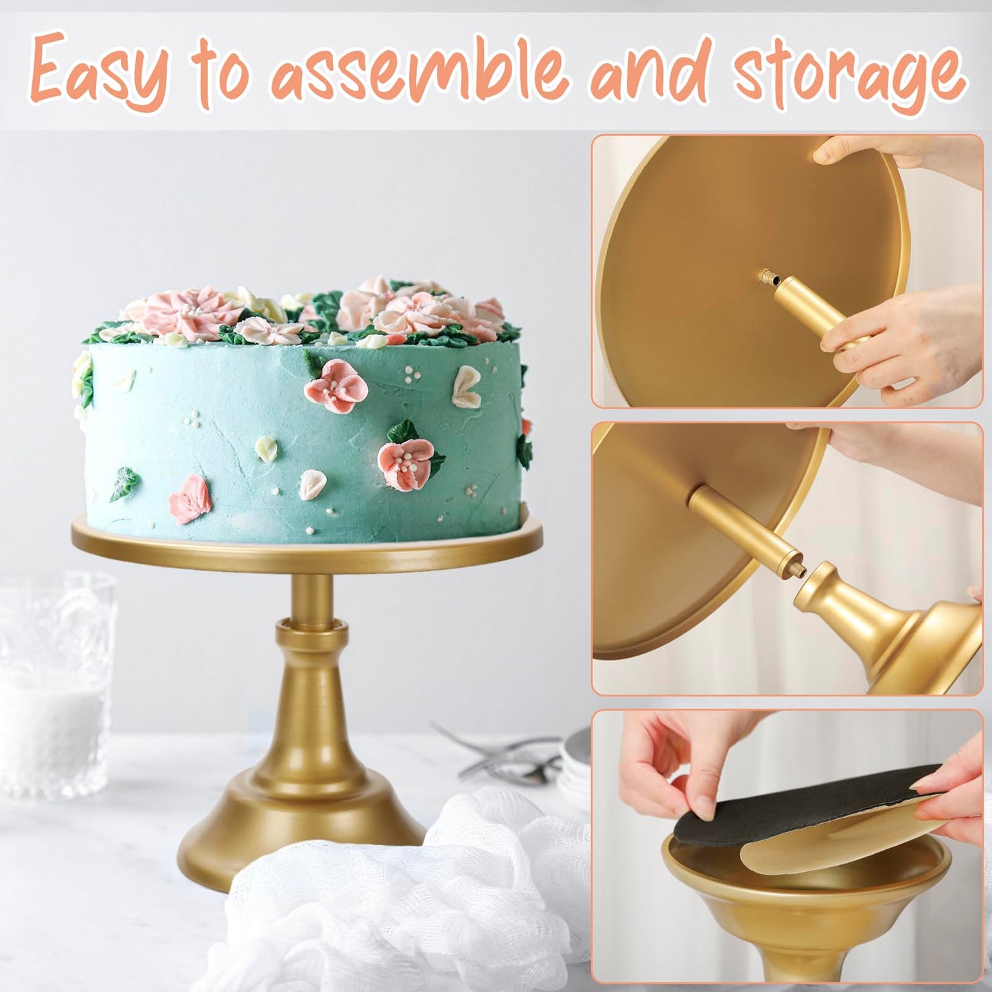 3-Piece Cake Stand Set for Events and Parties