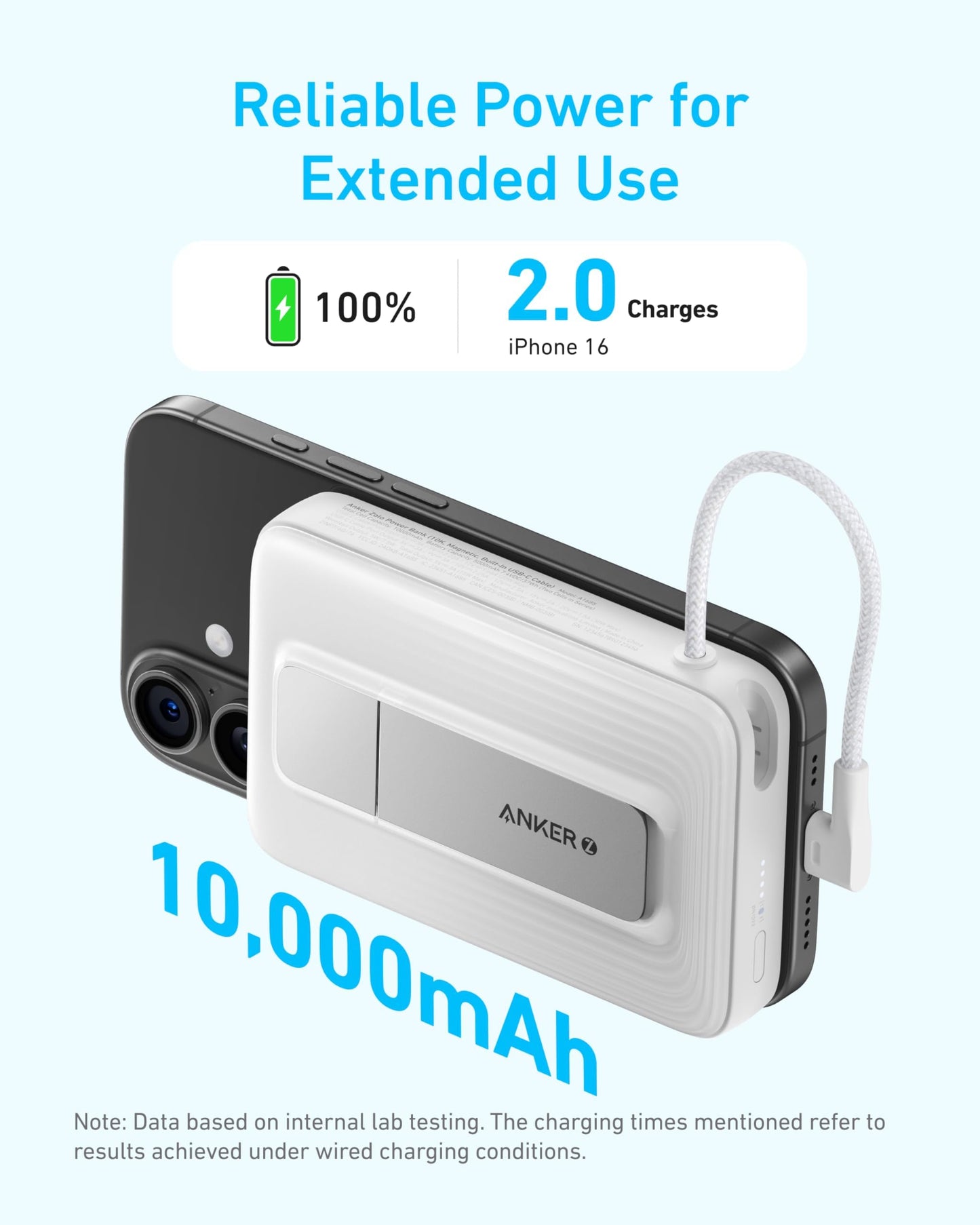 Anker 10,000mAh Wireless Power Bank with Stand