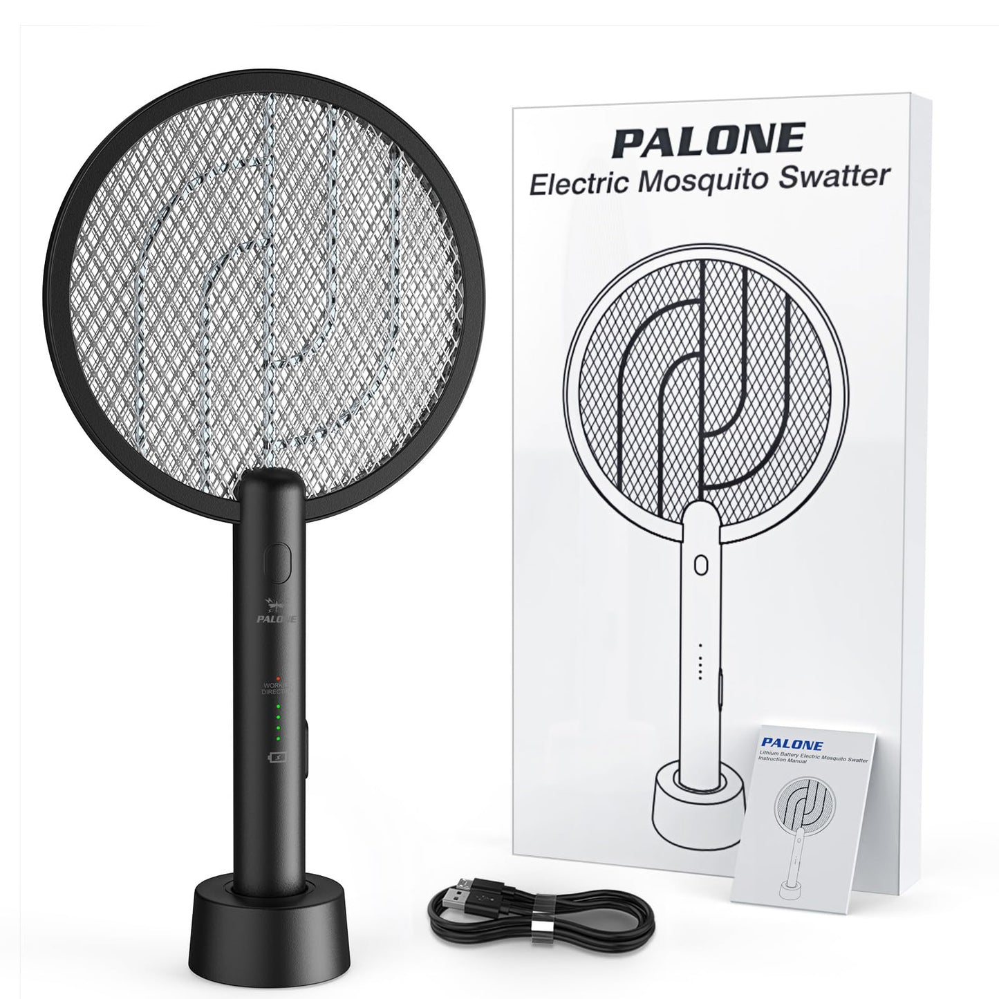 PALONE 2 in 1 Electric Fly Swatter Zapper