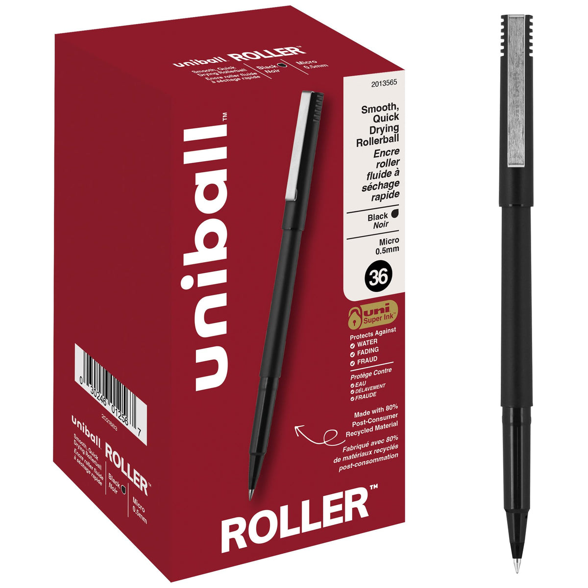72 Pack Uni-Ball Micro Point Rollerball Pens