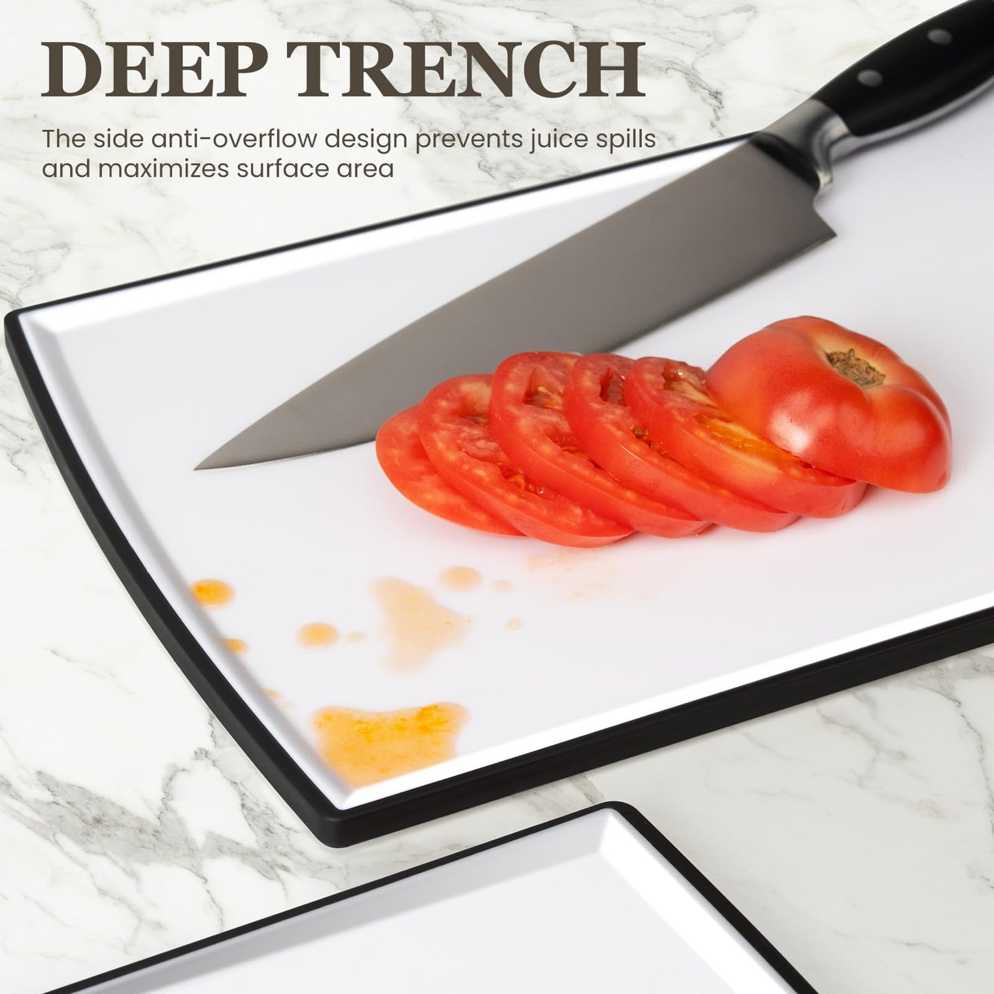Non-Slip Extra Large Plastic Cutting Board Set