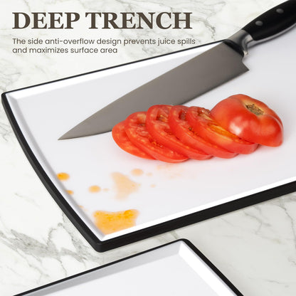 Non-Slip Extra Large Plastic Cutting Board Set